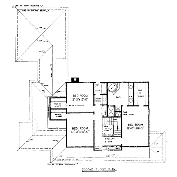 upper floor house blueprint