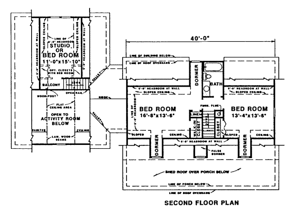 upper floor house blueprint