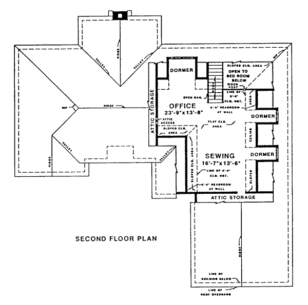 upper floor house blueprint