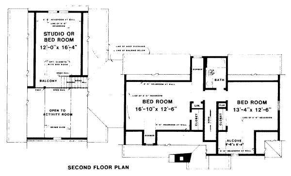 upper floor house blueprint