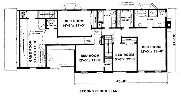 upper floor house blueprint