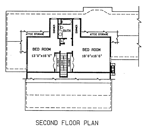 upper floor house blueprint
