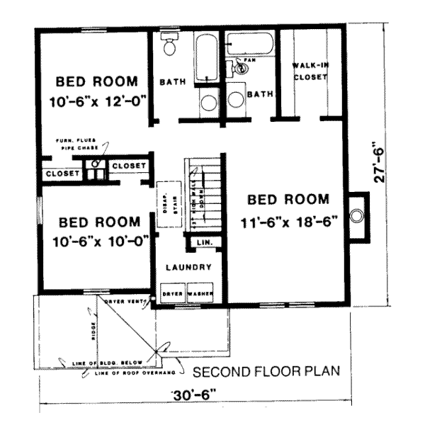 upper floor house blueprint
