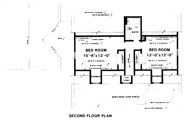 upper floor house blueprint