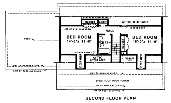 upper floor house blueprint