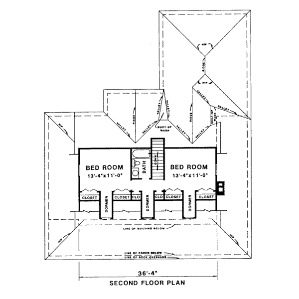 upper floor house blueprint