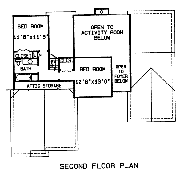 upper floor house blueprint