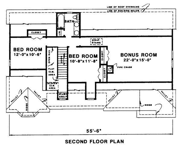 upper floor house blueprint