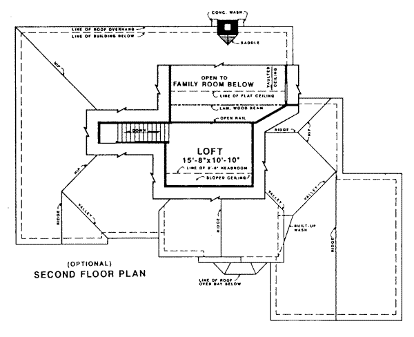 upper floor house blueprint