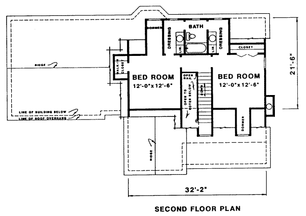 upper floor house blueprint