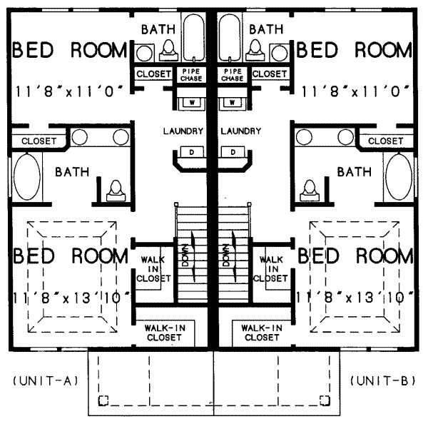 upper floor house blueprint