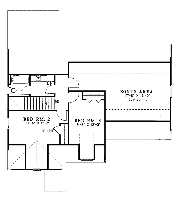 upper floor house blueprint