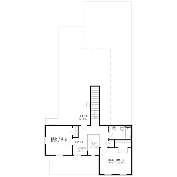 upper floor house blueprint