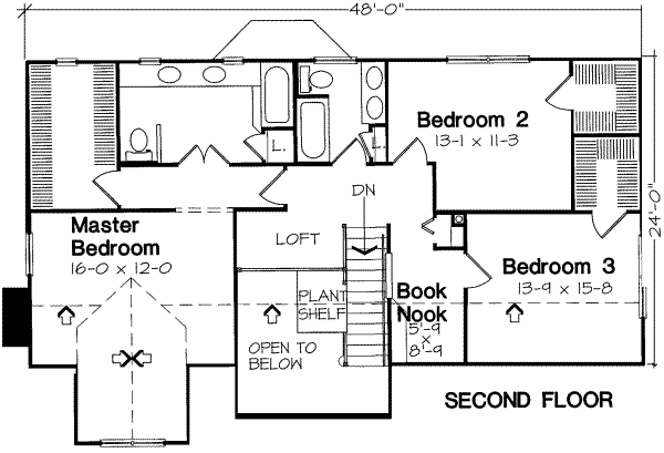 upper floor house blueprint