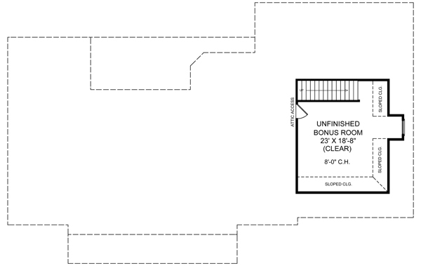 upper floor house blueprint
