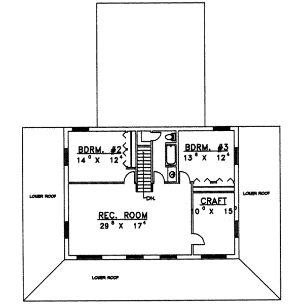 upper floor house blueprint