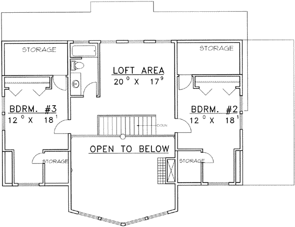 upper floor house blueprint