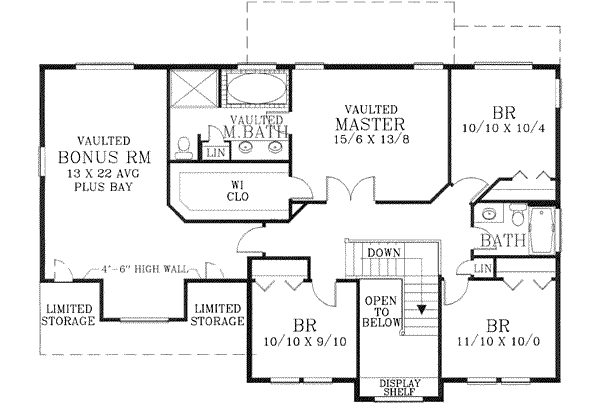 upper floor house blueprint