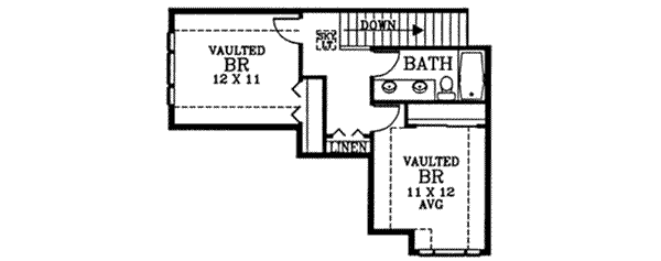 upper floor house blueprint