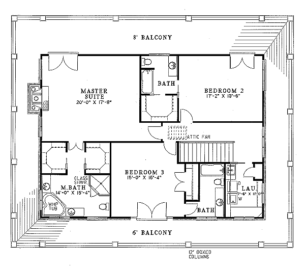 upper floor house blueprint