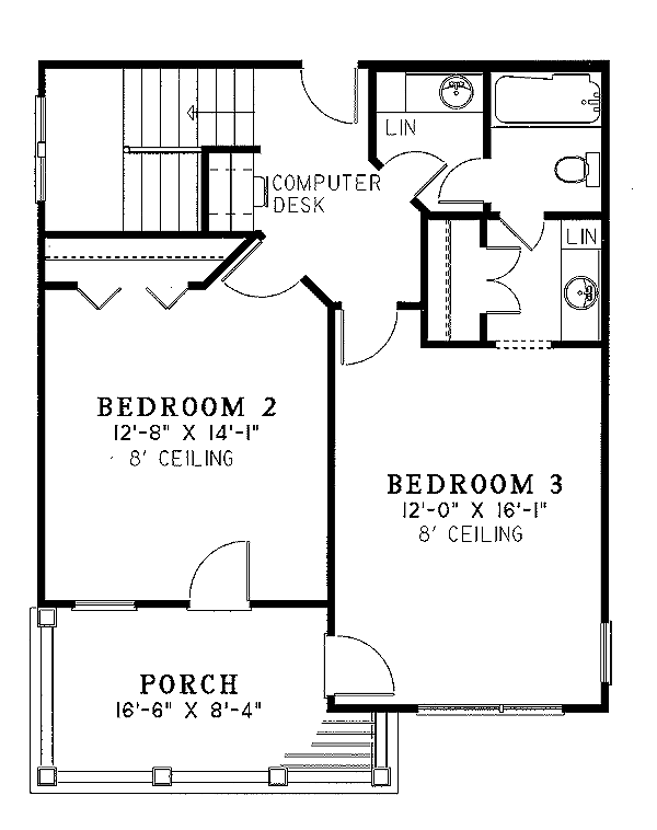 upper floor house blueprint