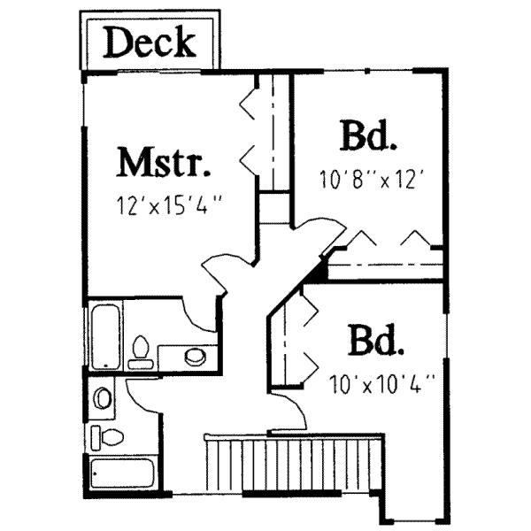 upper floor house blueprint