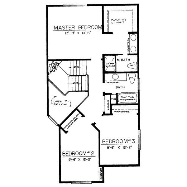 upper floor house blueprint