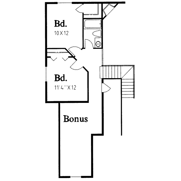 upper floor house blueprint