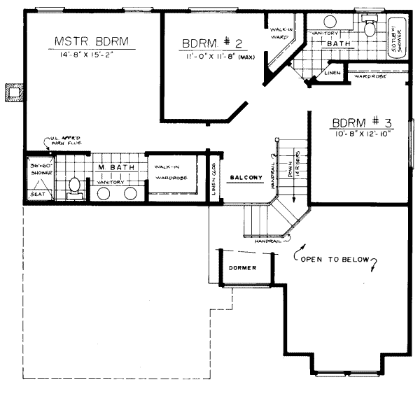 upper floor house blueprint