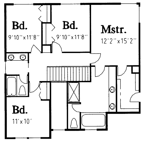 upper floor house blueprint