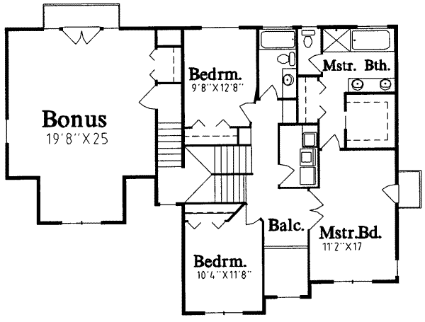 upper floor house blueprint