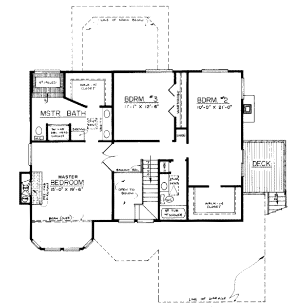 upper floor house blueprint
