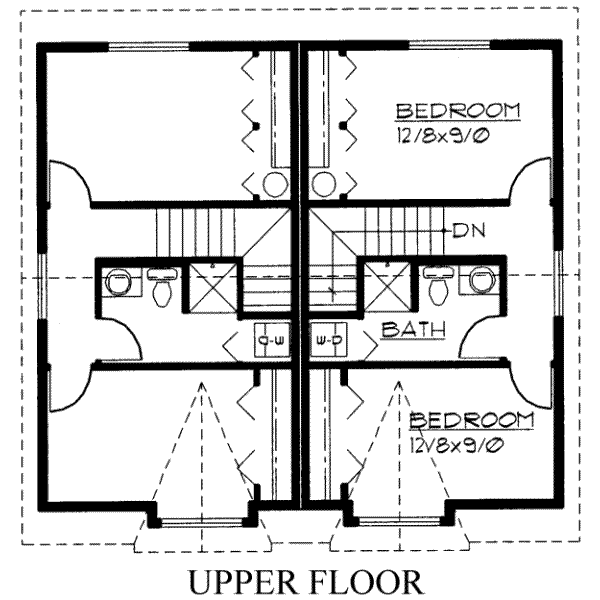upper floor house blueprint