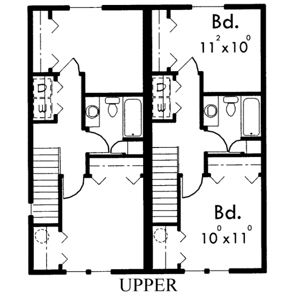 upper floor house blueprint