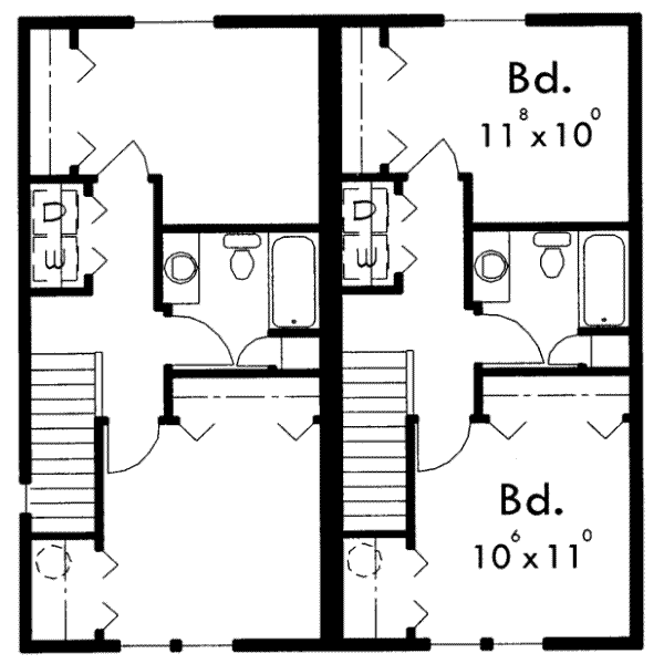 upper floor house blueprint