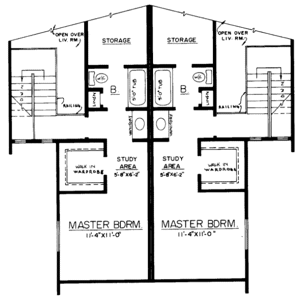 upper floor house blueprint