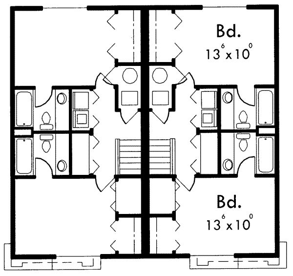 upper floor house blueprint
