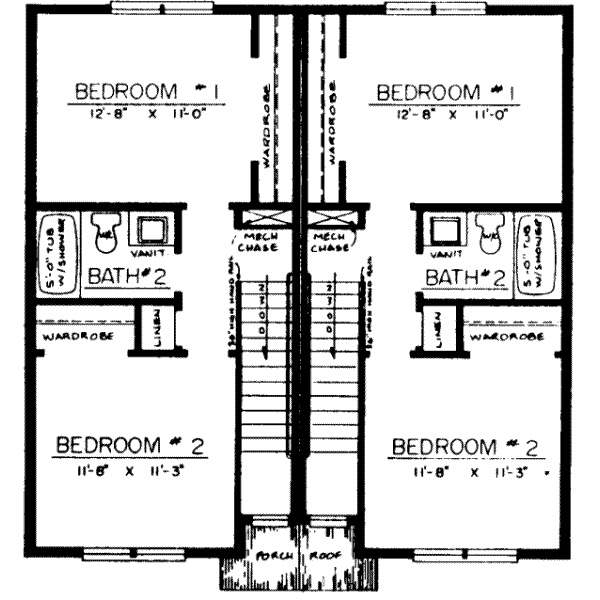 upper floor house blueprint