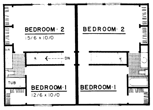 upper floor house blueprint