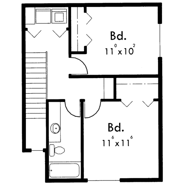 upper floor house blueprint
