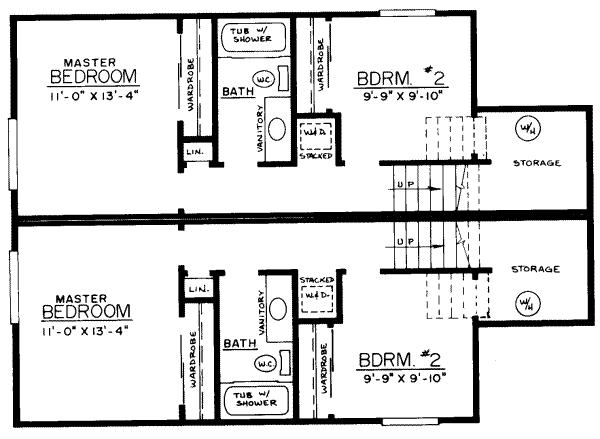 upper floor house blueprint