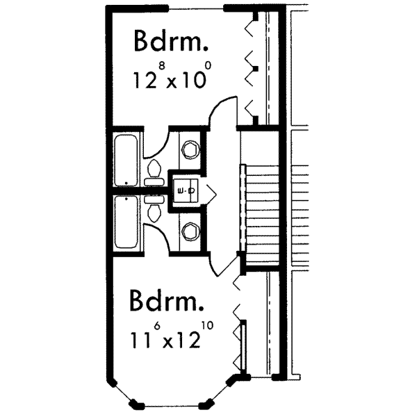 upper floor house blueprint