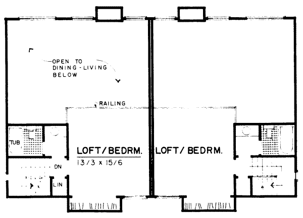 upper floor house blueprint
