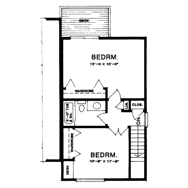 upper floor house blueprint