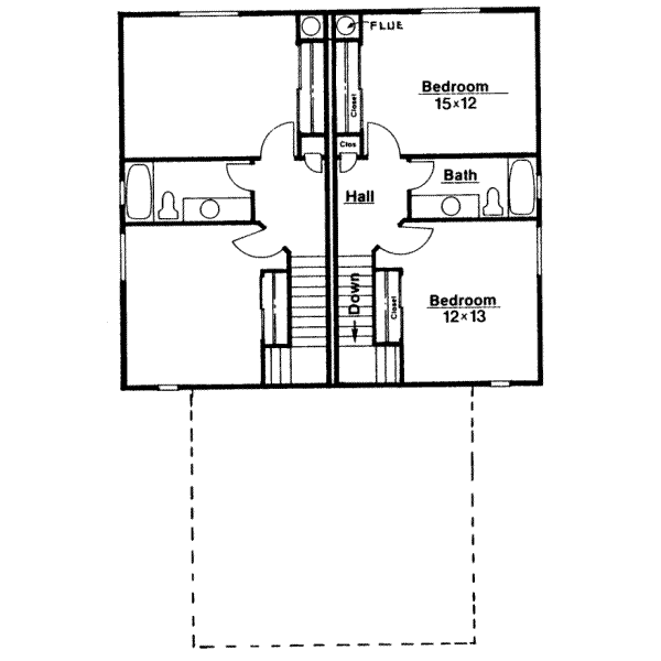 upper floor house blueprint