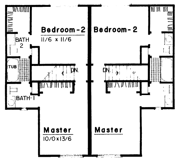 upper floor house blueprint