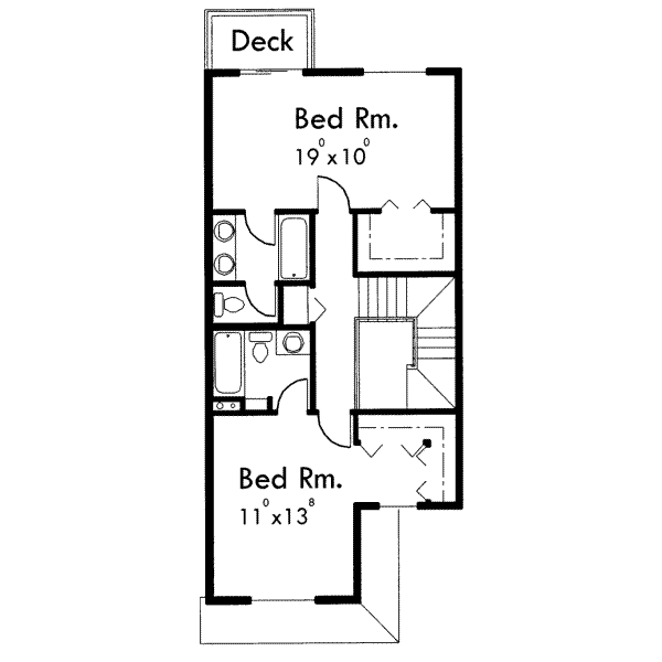 upper floor house blueprint