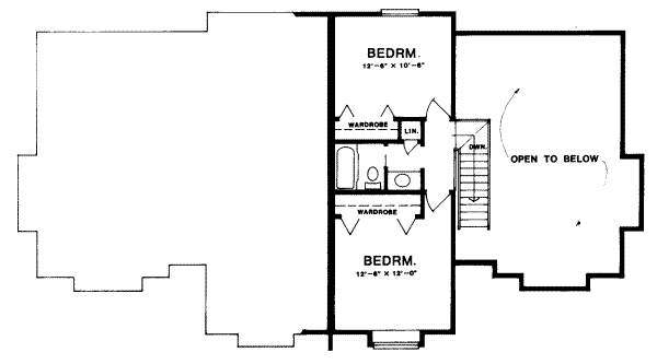 upper floor house blueprint