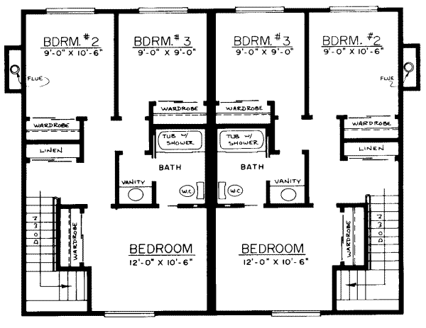 upper floor house blueprint
