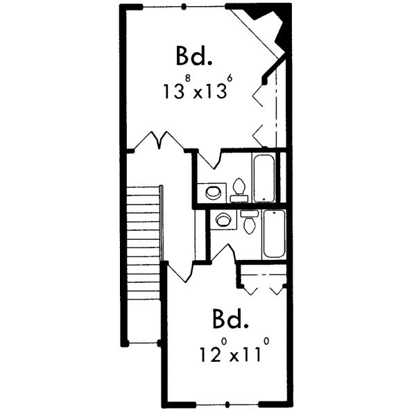 upper floor house blueprint